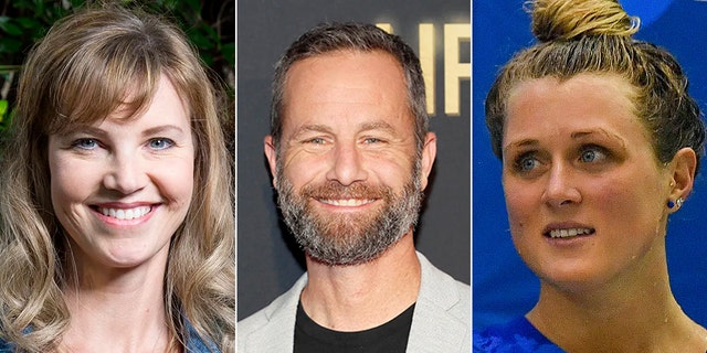 Kirk Cameron, center, has been traveling to a number of public libraries giving book readings and holding events for families and children. He's been joined in the past by Missy Robertson (left) and by Riley Gaines (right), among others. 