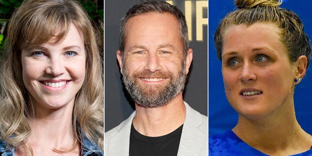 Kirk Cameron, center, has been traveling to a number of public libraries giving book readings and holding events for families and children. He's been joined in the past by Missy Robertson (left) and by Riley Gaines (right), among others. 