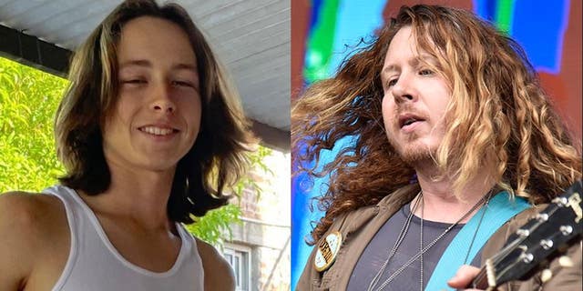 Ben Kweller, right, said his 16-year-old son Dorian Zev Kweller, left, died Monday.