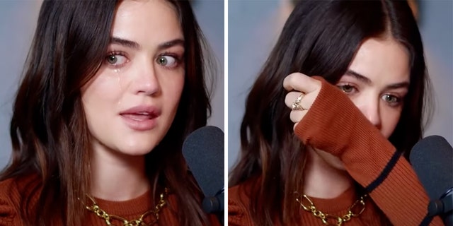 Lucy Hale emotionally spoke out about her alcoholism and how she navigated her inner demons during a tell-all podcast interview.