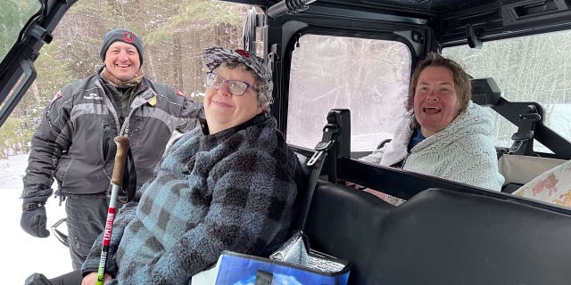 Game wardens found Angela Bussell and Kimberly Pushard on a remote road in rural Maine four days after they went missing.