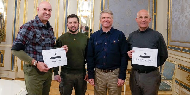 Chairman of the House Foreign Affairs Committee Michael McCaul traveled to Kyiv Tuesday with a congressional delegation to see "first-hand" what is happening on the ground in Ukraine and conduct oversight.