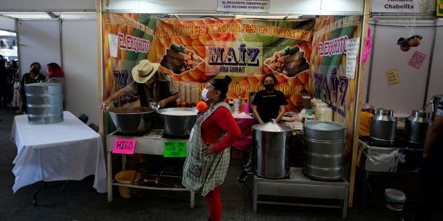 Vendors at a Mexican festival await customers as inflation in the Central American nation surges.