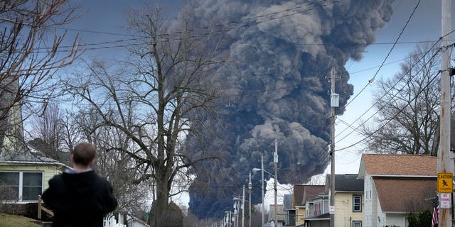 People living near the site of an Ohio train derailment that resulted in the controlled release of toxic chemicals feared returning home.