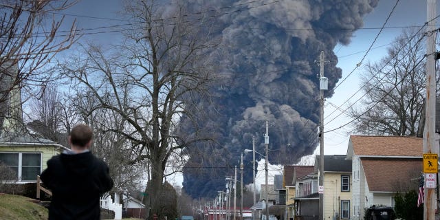 People living near the site of an Ohio train derailment that caused a controlled release of toxic chemicals are afraid to return home.