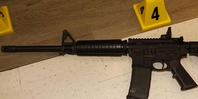 Rifle recovered from Target store in Omaha.  Nebraska.