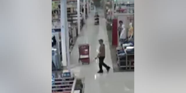 Joseph Jones seen walking through the Target store at 17810 West Center Road in Omaha, Nebraska.