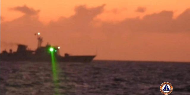 On Feb. 6, a China coast guard vessel allegedly directed a military-grade laser light at a Philippine ship.