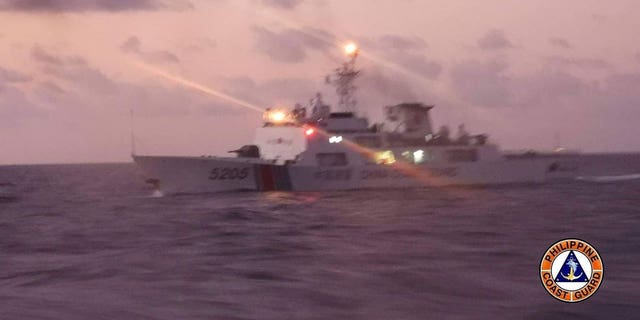 The Philippine coast guard said its vessel was hit with a military grade laser by Ayungin Shoal in the West Philippine Sea.