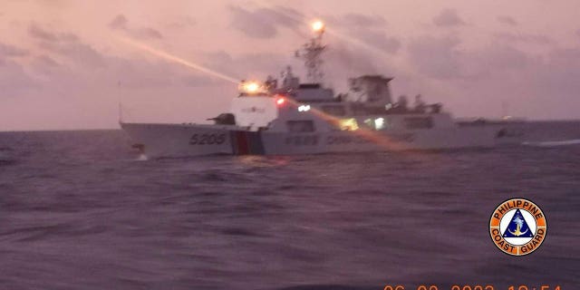 The Philippine coast guard said its vessel was hit with a military grade laser by Ayungin Shoal in the West Philippine Sea.