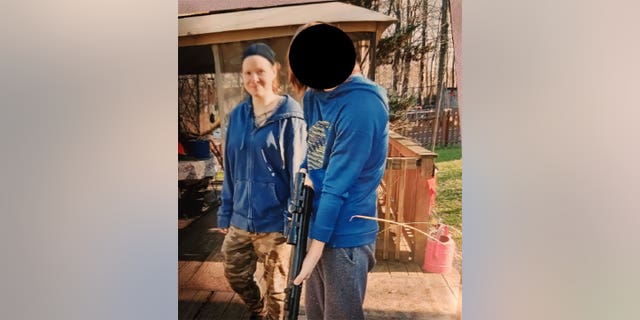 Sarah Beth Clendaniel is seen in a photo included in the affidavit by Special Agent Patrick W. Straub, of the Joint Terrorism Task Force ("JTTF") in the FBI Baltimore Division. 