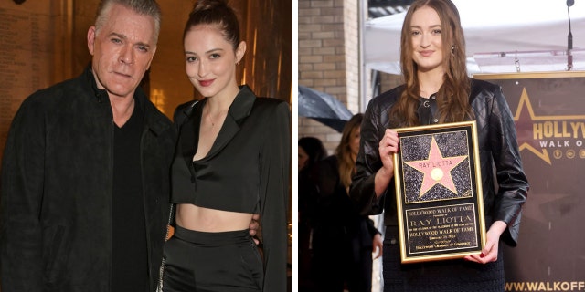 Ray Liotta's girl Karsen Liotta accepted her precocious father's posthumous prima connected nan Hollywood Walk of Fame.