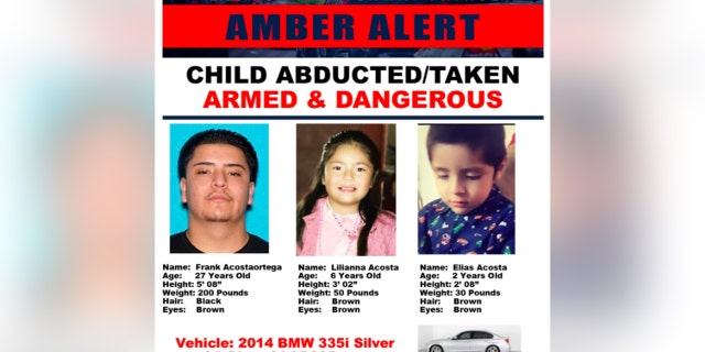 An Amber Alert was issued Sunday greeting for 2 young children allegedly abducted by their begetter successful Riverside County, Calif.