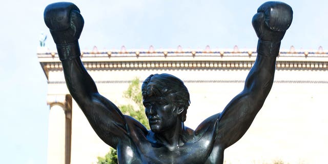 The Rocky statue at the Philadelphia Museum of Art on September 21, 2013, in Philadelphia. 