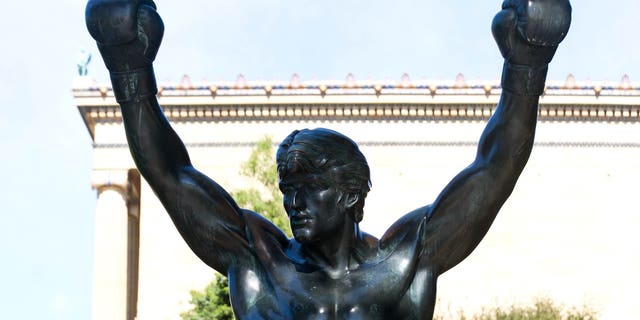 The Rocky statue at the Philadelphia Museum of Art on September 21, 2013, in Philadelphia. 