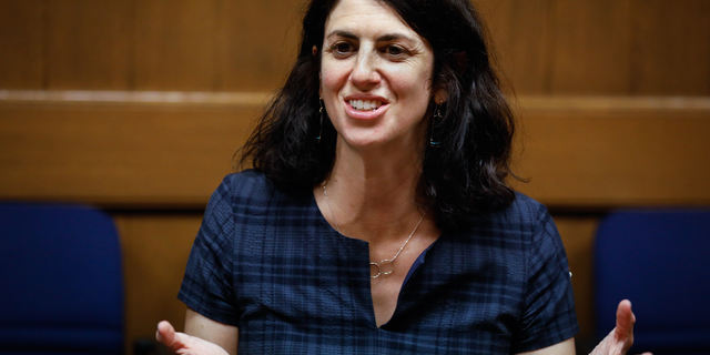 Supervisor Hillary Ronen speaks with the San Francisco Chronicle editorial board on June 10, 2019. Ronen is pitching legalizing prostitution.