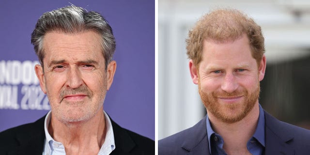 Rupert Everett, left, questioned Prince Harry's account of how he lost his virginity that the royal shared in his memoir "Spare."