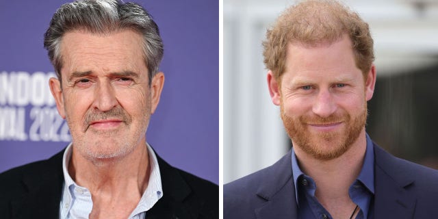 Rupert Everett, left, questioned Prince Harry's account of how he lost his virginity that the royal shared in his memoir "Spare."