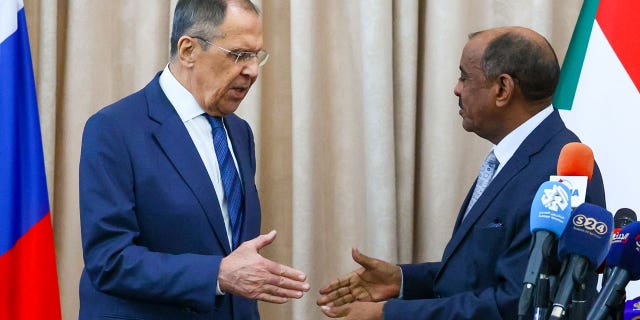 Russian Foreign Minister Sergey Lavrov met with Sudan's military leadership Thursday