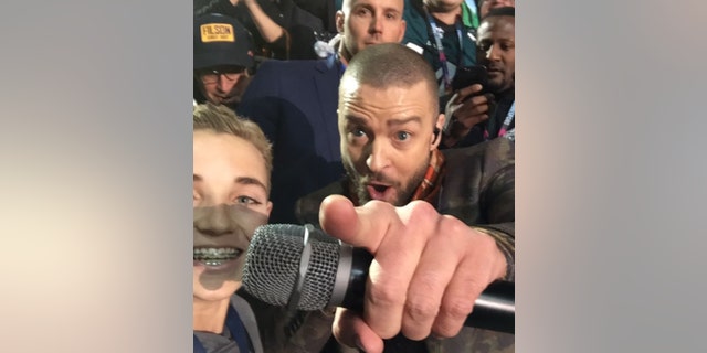 Ryan McKenna went viral after posting a selfie with Justin Timberlake at Super Bowl 52 in 2018.