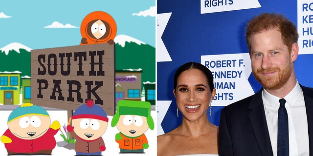 "South Park" took aim at Prince Harry and Meghan Markle in its latest episode titled "The Worldwide Privacy Tour."
