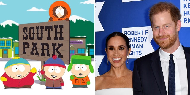 "South Park" took aim at Prince Harry and Meghan Markle in its latest episode titled "The Worldwide Privacy Tour."