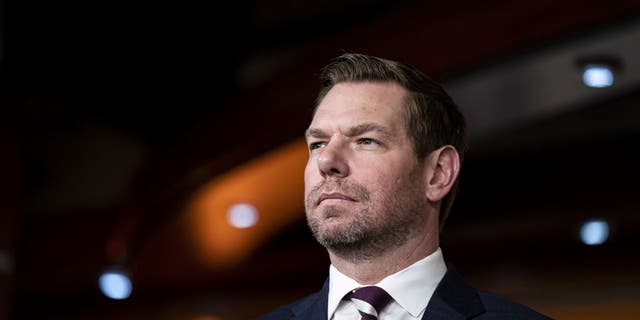 Rep. Eric Swalwell, D-Calif., was kicked off the intelligence committee and now wants to kick President Trump out of the Capitol.