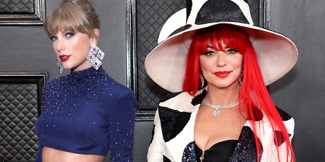 Grammys red carpet: Taylor Swift dares to bare, Shania Twain rocks suit on music's biggest night Fox News