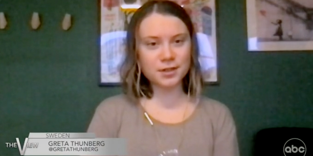 Climate activist Greta Thunberg spoke to the co-hosts of "The View" on Friday.