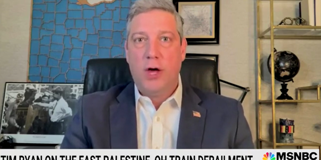 Former Ohio congressman Tim Ryan calls upon national leaders to actually travel to East Palestine Ohio.