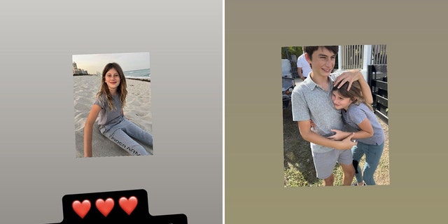 Tom Brady shared photos of his two children with Gisele Bündchen, Benjamin and Vivian, to his Instagram story, with captions including "The Sweetest" and "True Love."