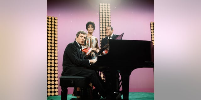 Burt Bacharach performing with Tony Bennett and Lena Horne. 