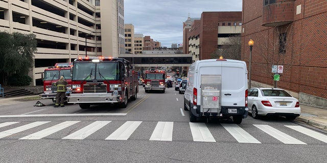 A HAZMAT team from Birmingham Fire and Rescue Service responded to the scene and neutralized the chemical shortly before noon.
