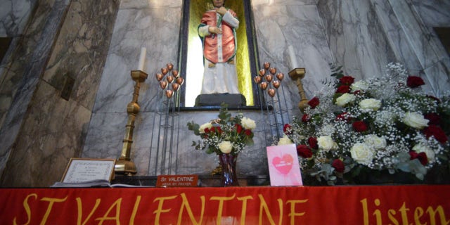 St. Valentine's skeleton lies under Whitefriar Church in Dublin. In 1950, a statue and shrine were built to honor St. Valentine and placed in the church. Love-seeking individuals turn up at his site the whole year and especially on every St. Valentines looking for help in finding that special one.