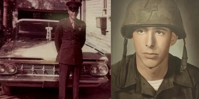 U.S. Marine Corps Corporal Larry Hughes, a Vietnam veteran.