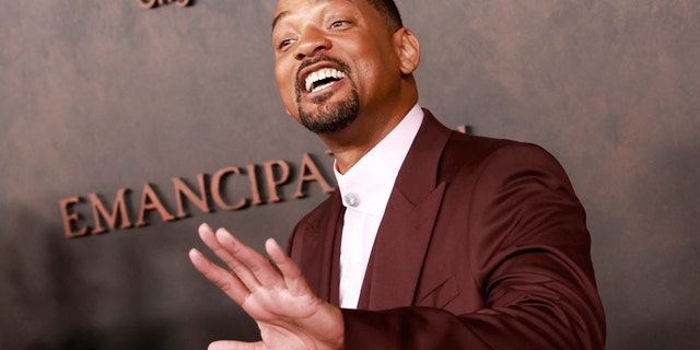 Will Smith accepted the Beacon Award for "Emancipation" on Wednesday night at the 14th annual African American Film Critics Association Awards.