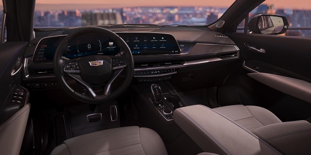 The XT4's 33-inch display is shared with the Cadillac Lyriq.