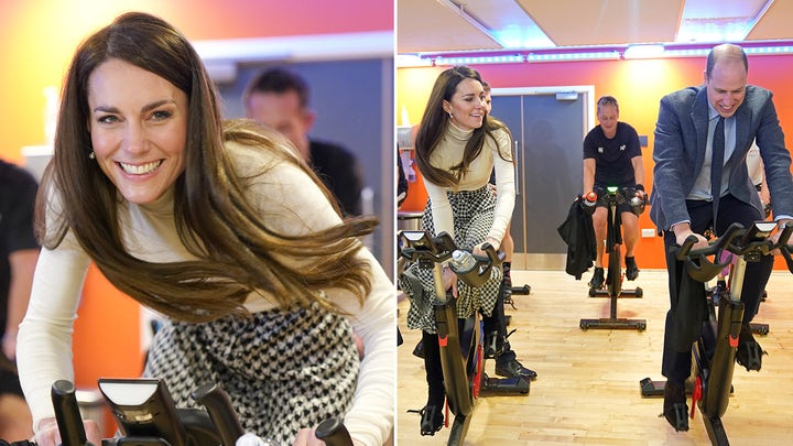 Kate Middleton beat Prince William in a cycling contest while visiting the South of Wales