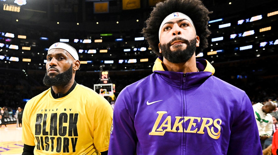 Lebron james anthony outlet davis lakers