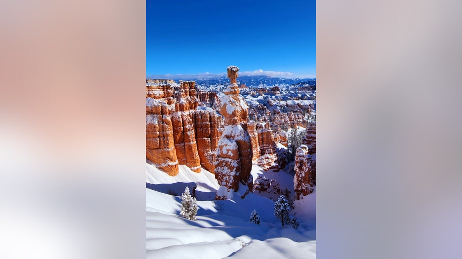 bryce canyon snow