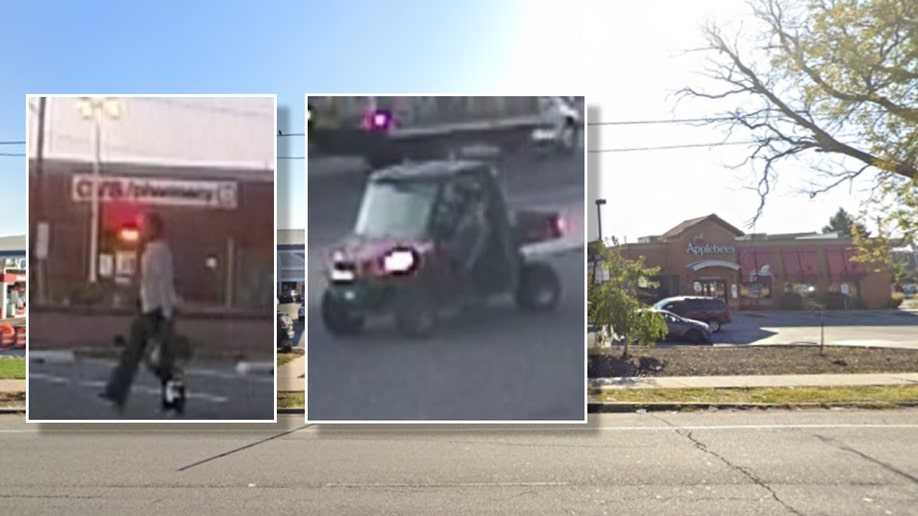 Philadelphia golf cart abduction scene and photos