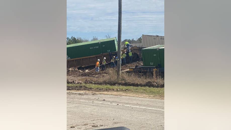 Train derailed