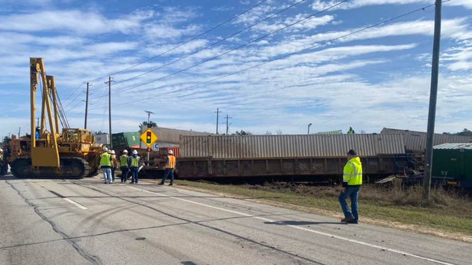 Train derailed