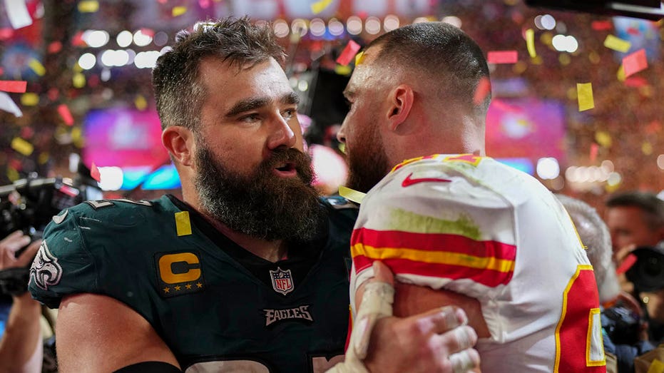 Jason Kelce opens up about ‘mixed emotions’ after brother Travis Kelce loses to Eagles in Super Bowl LIX