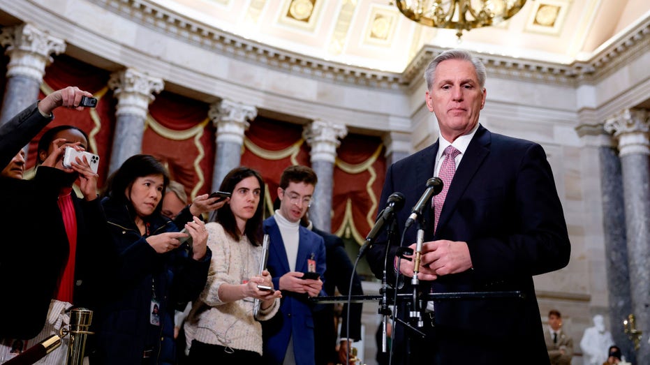 McCarthy takes on press after House kicks Ilhan Omar off committee, calls for ‘code of conduct’