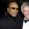 Burt Bacharach and Quincy Jones, music legends