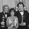 Burt Bacharach, Carole Sager and Hal David at the Oscars