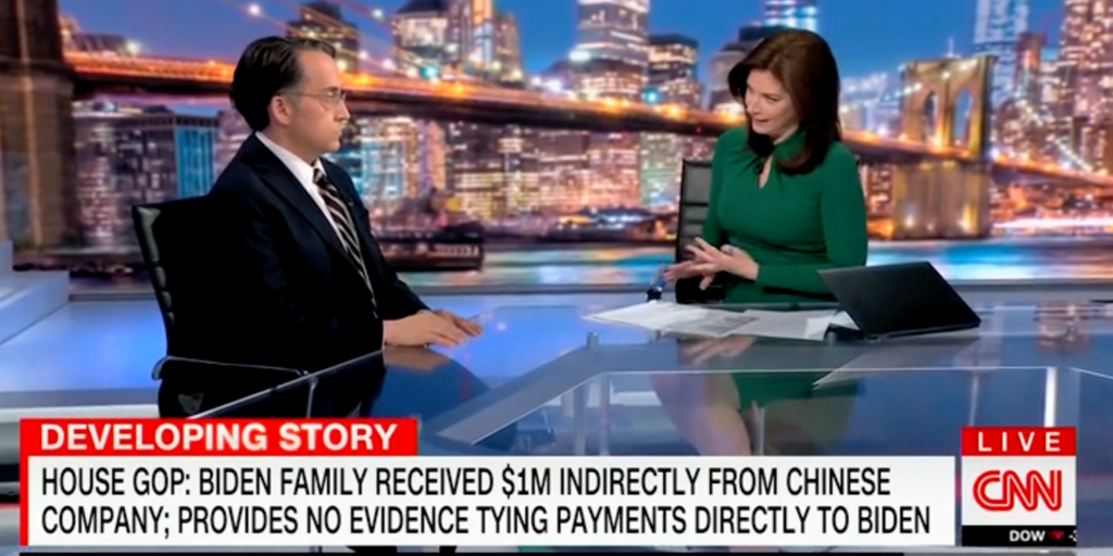 CNN's Burnett admits that evidence of Chinese funneling money to Biden family 'doesn't look good' - Vimarsana News