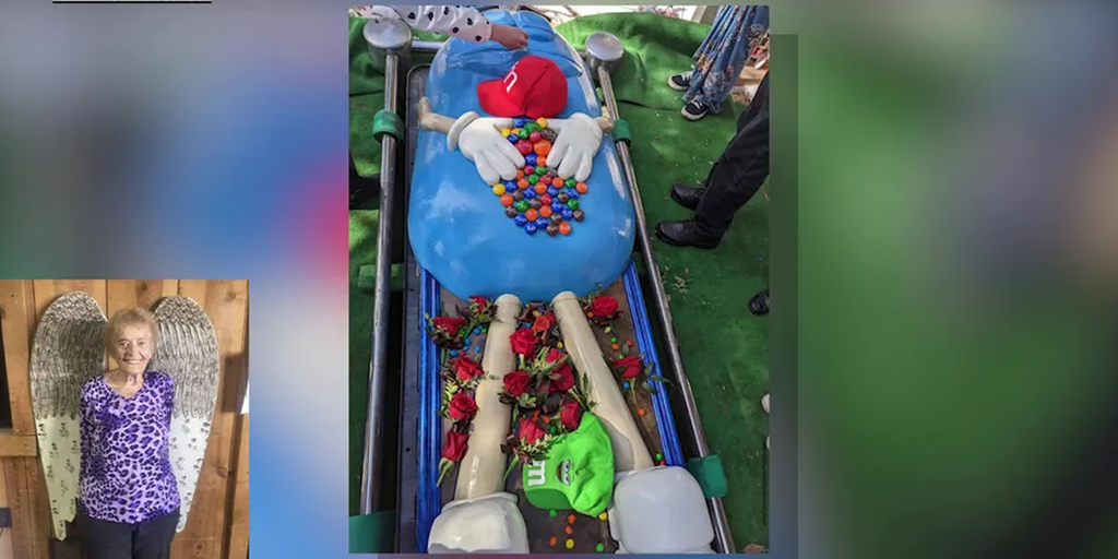 Arizona grandmother's M&M-themed funeral casket goes viral - Vimarsana News