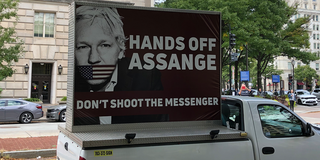 Julian Assange supporters gather in London for exhibition of largest physical showing of classified docs - Vimarsana News